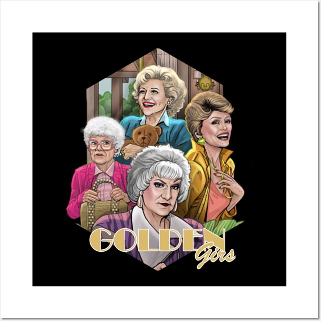 GOLDEN girls Wall Art by alexandraronee